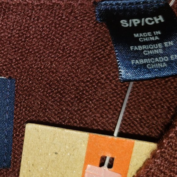 Dockers Men's Size Small Burgundy Sweater - NWT - Picture 6 of 7